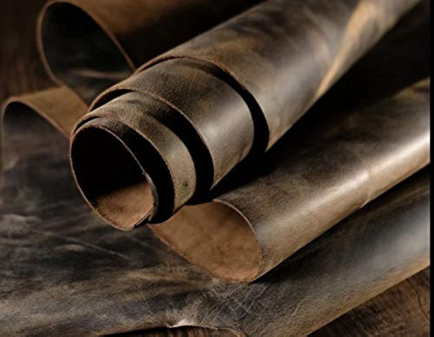 The Tannery Finished Full Grain Cow Genuine Leather Hides Crafts | Home Decor Leather Crafts Tooling Sewing Hobby Workshop Crafting Leather Hides