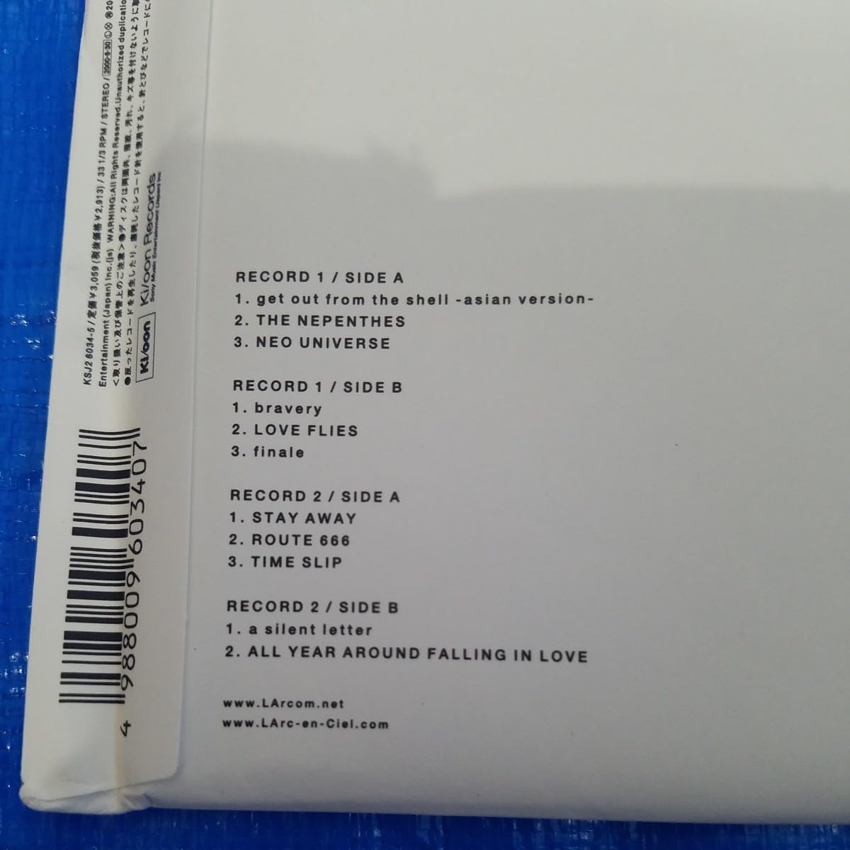 美品　L'Arc〜en〜Ciel　REAL　2枚組カラーレコード L'Arc～en～Ciel - L'Arc～en～Ciel/REAL レコード！の通販 by