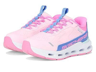 SKECHERS KIDS Skechers Hands Free Slip-Ins, Glide-Step + - Vista Lane 303654L (Little Kid/Big Kid) Girls Shoes Pink/Blue : 11 Little Kid M