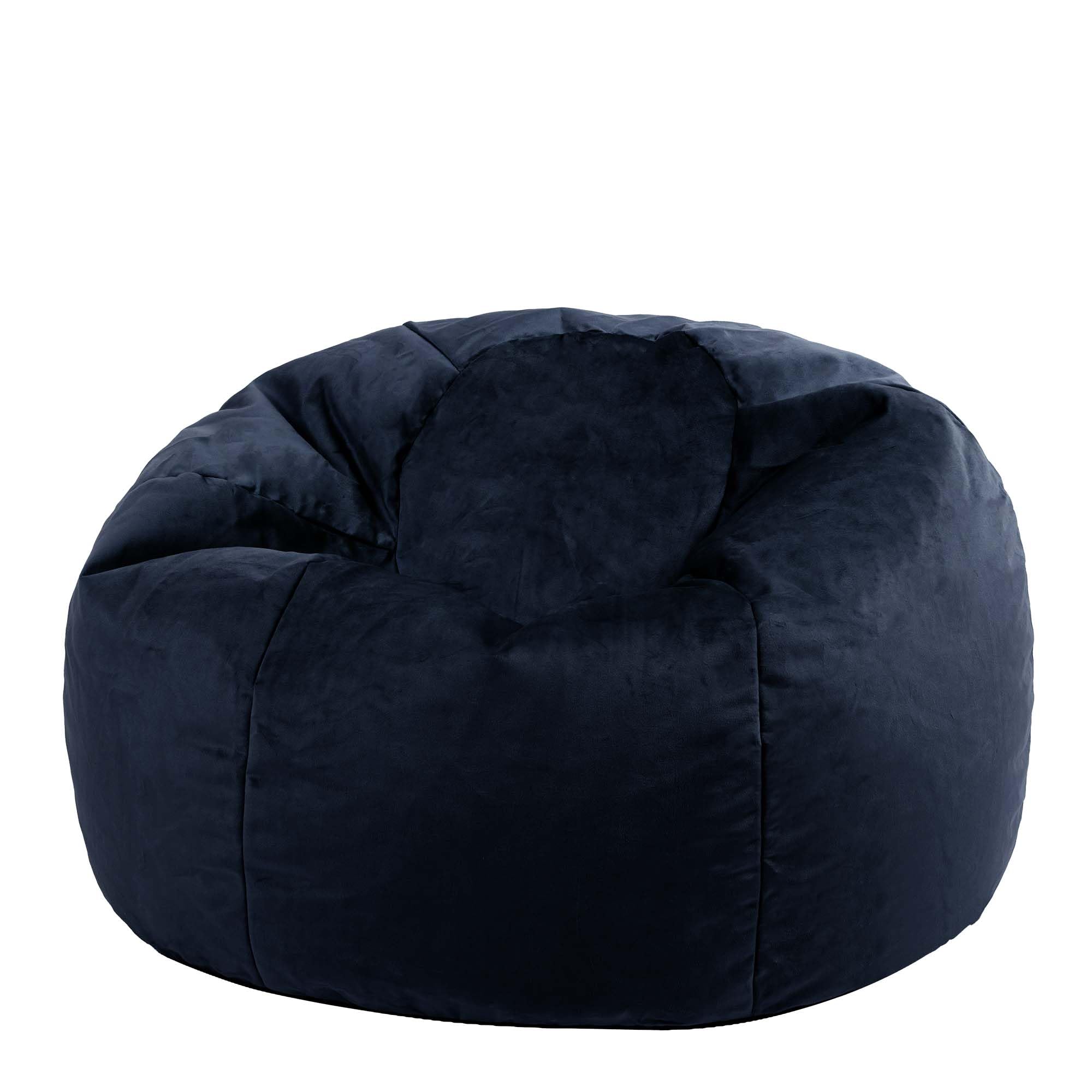 B&Q -  Kingston Classic Velvet Bean Bag Chair Flowers Bean Bags
