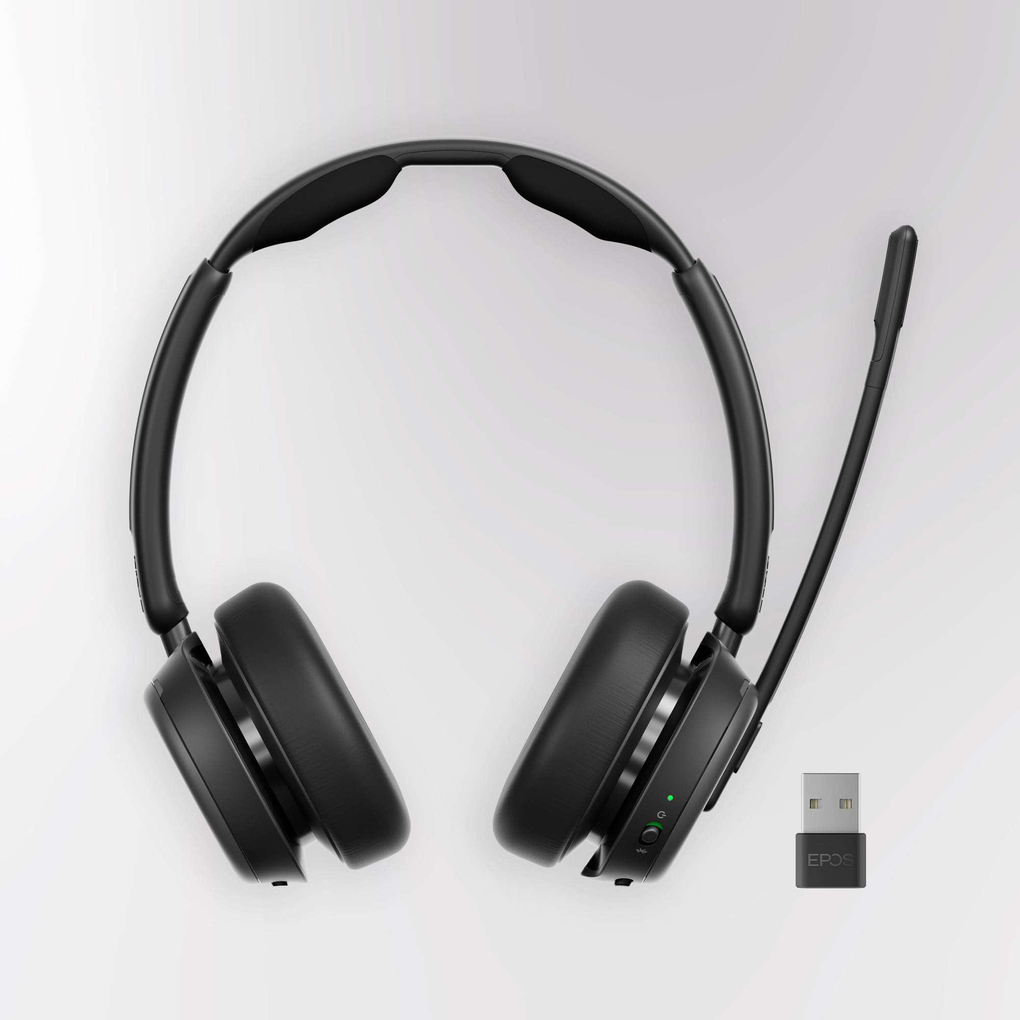 EPOS Impact 1000 MS UC ANC Wireless Headset with USB-C + USB-A Wireless Adapter for PC & Mac – Bluetooth On-Ear Headphones with Adaptive ANC & AI Noise-Canceling Microphone-image-12