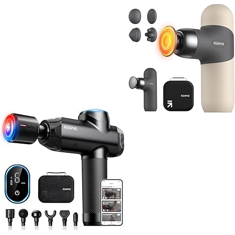 Darkiron Deep Tissue Massage Gun with Customizable Heat and Cold Therapy