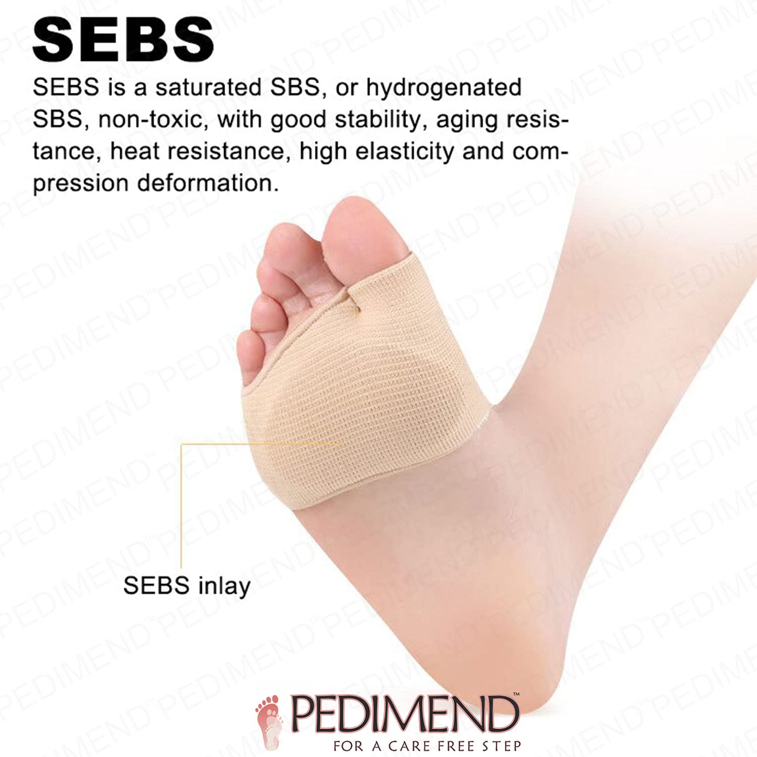 Pedimend Metatarsal Gel Cushion Relieve Ball of Foot Pain