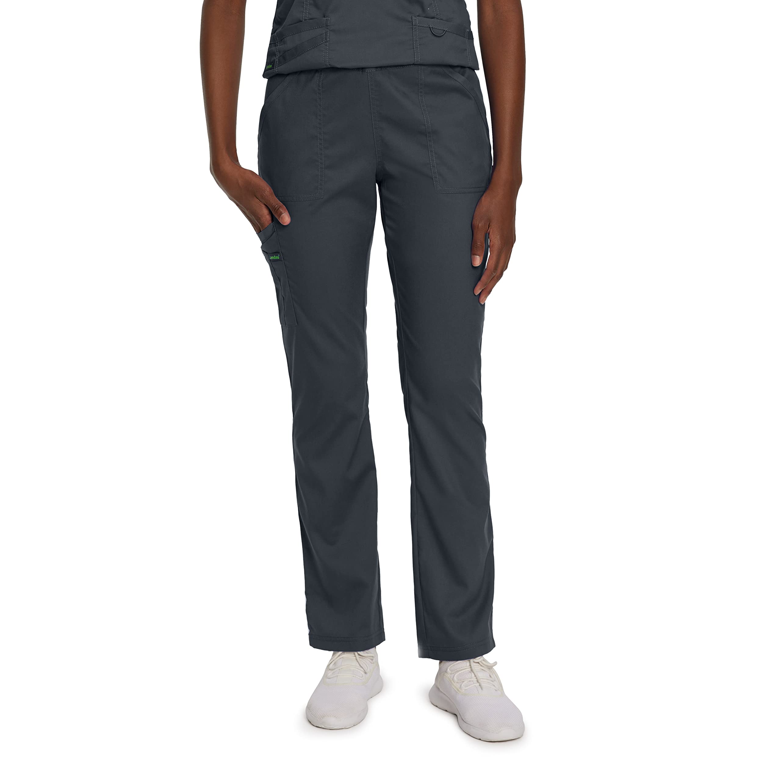 Landau Proflex Tailored Fit Stretch 5-Pocket Cargo Scrub Pants for Women 2042