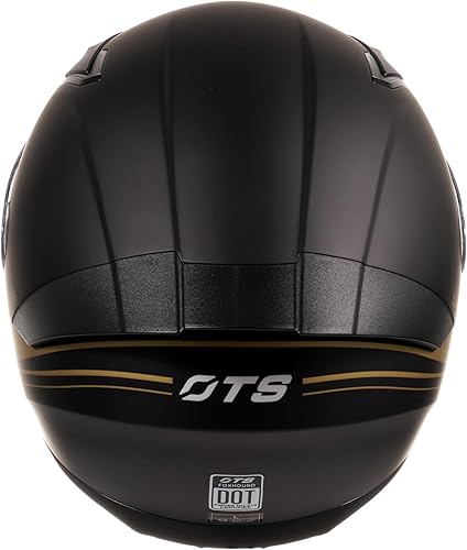 Miniatura 6 de OTS Dual Visor Full-Face Motorcycle Helmet - DOT Certified, Lightweight ABS, Quick-Release Buckle, Washable Liner for Men & Women