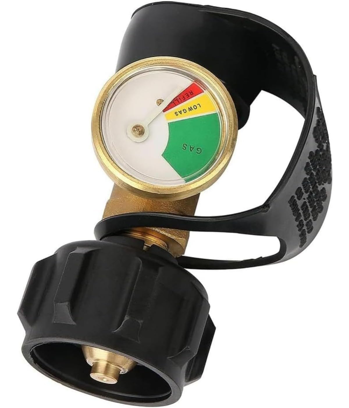 Indicateur de niveau de bouteille de gaz propane avec adaptateur et détecteur de fuite