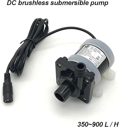 Miniatura 2 de JT-750 Bomba de agua sumergible DC 12V 24V Motor sin escobillas Bomba solar de circulación de agua 350  900Lh (8-24V)