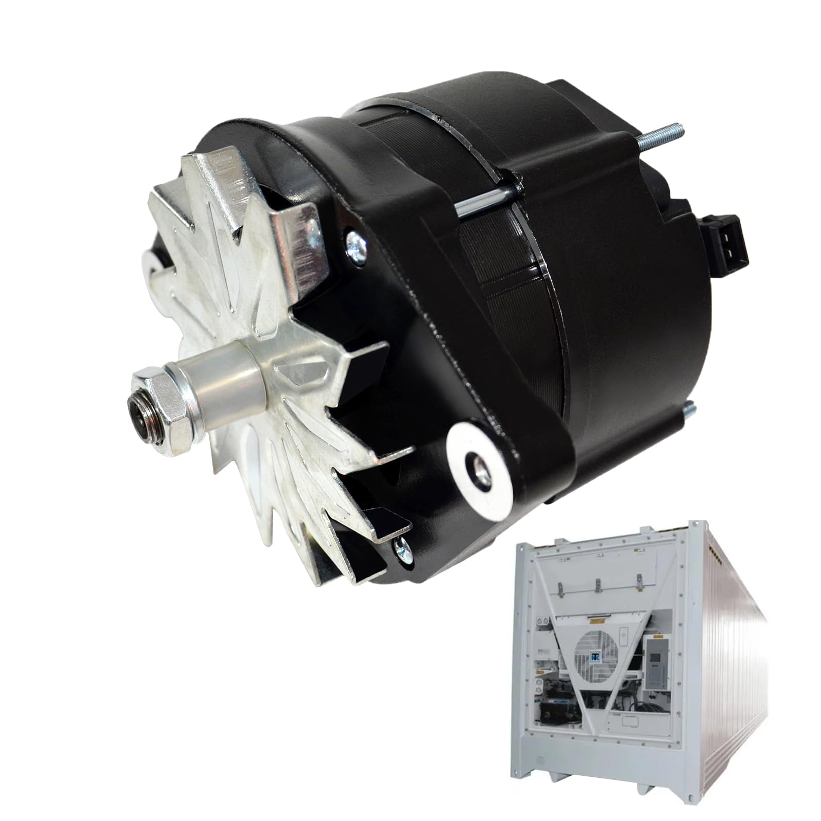 Photo 1 of Jaxivo 45-2671 High Output New Alternator 120A 14.5V Compatible with Carrier & Reefer Thermo King Applications Replace 20-45-2259,41-9925,45-2596,845-2596,845-2681,9513-45,1E78291G00