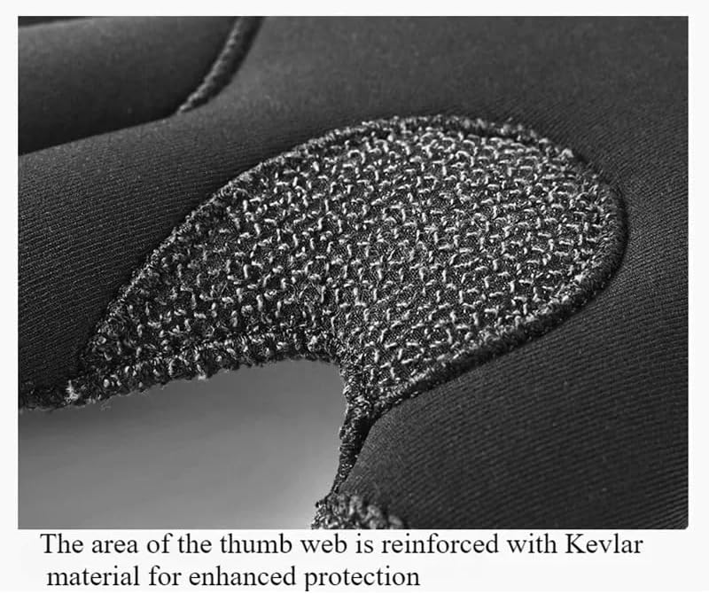 Cut-Resistant Diving Gloves 3mm/5mm Neoprene - Titanium Coated for Diving, Hunting & Winter Use