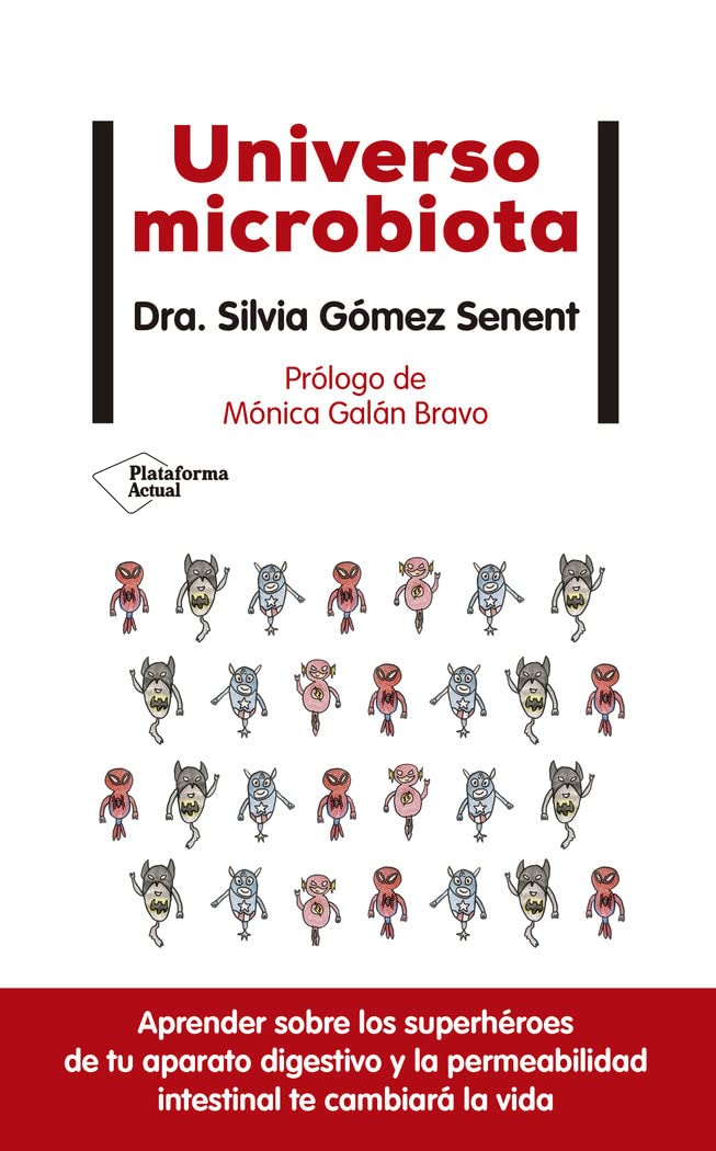 Portada del libro sobre nutrición y microbiota Universo microbiota, de Silvia Gómez Senent