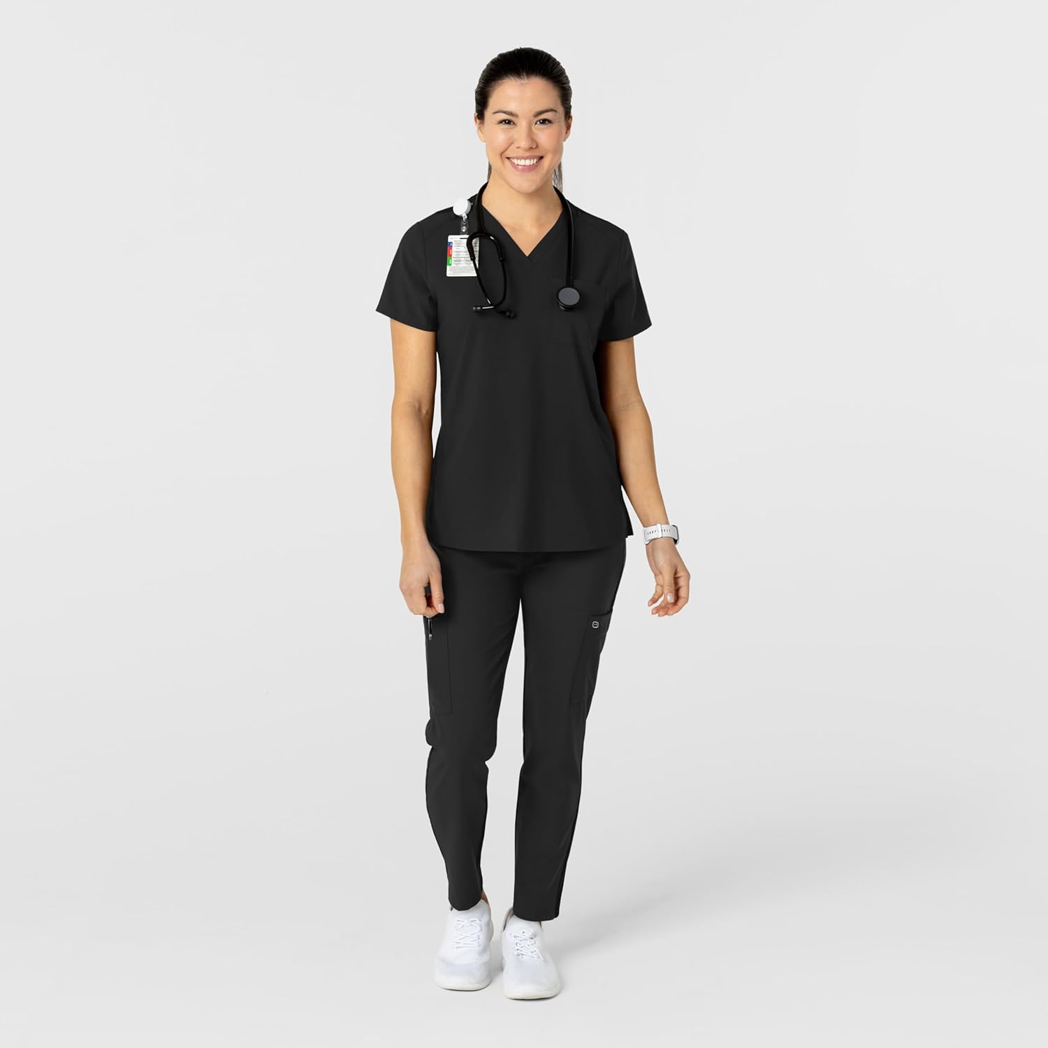 WonderWink Womens Women's Flex-n-Reach Track Scrub Pant - Image 3