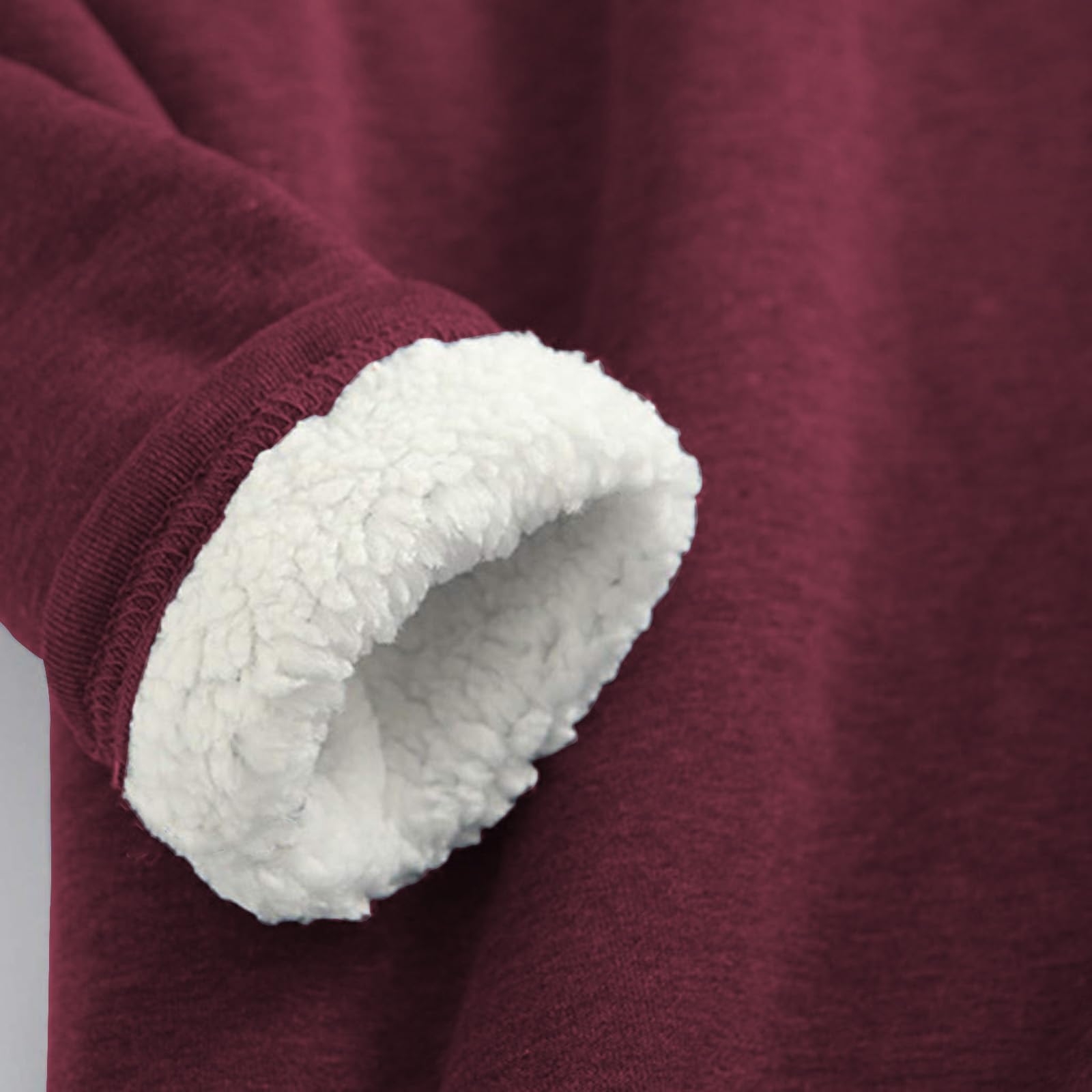 Conjunto de Pijama de Sudadera y Pantalones con Forro para Mujer para Calidez Invernal con Traje de Felpa Tops cómodos y Holgados Ropa de Estar por casa cálida de Invierno para Mujer