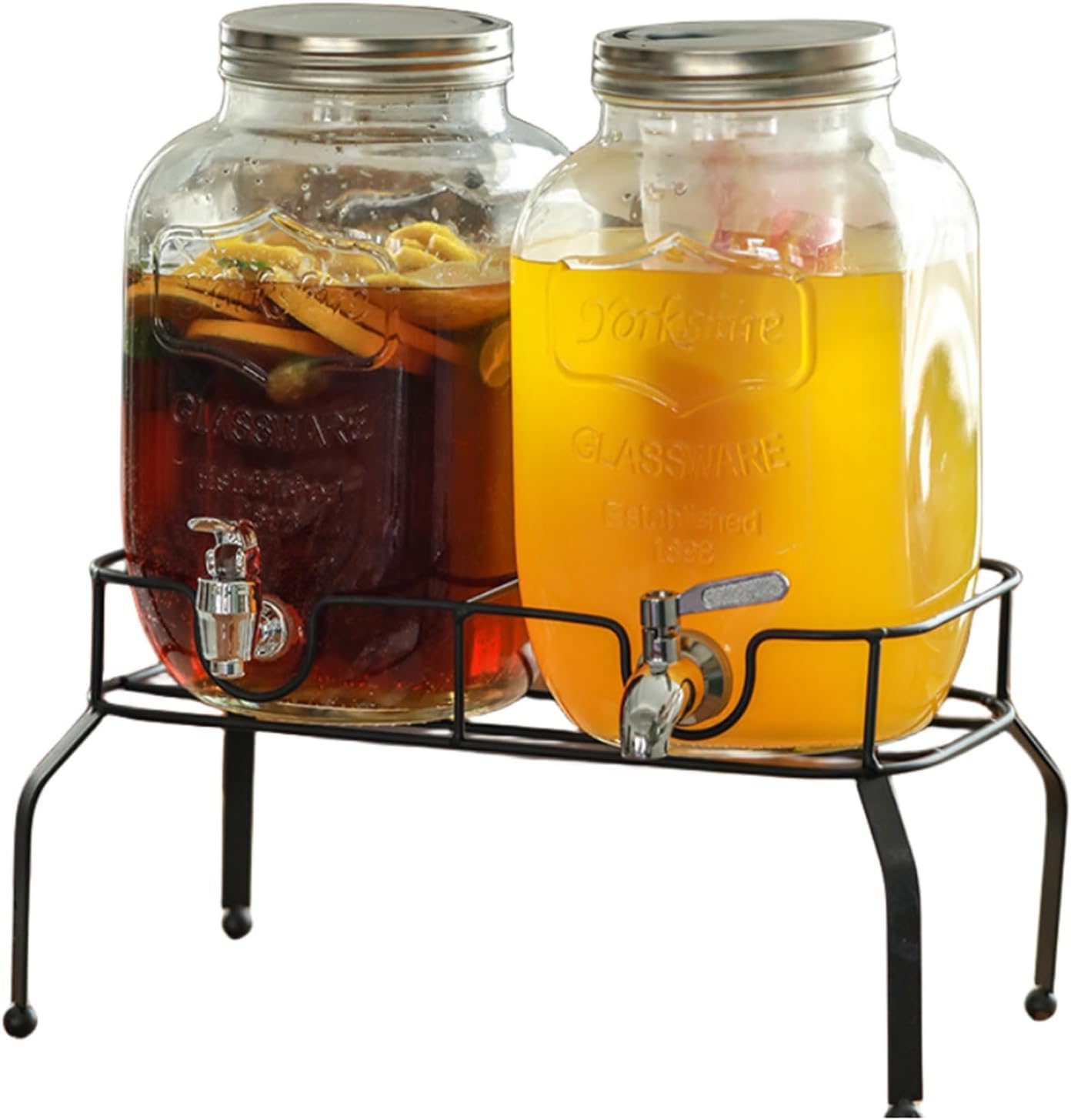 ヨークシャーメイソンジャー ドリンクディスペンサー&スタンド　8L ジャグ Yorkshire Mason Jar ヨークシャーメイソンジャードリンク