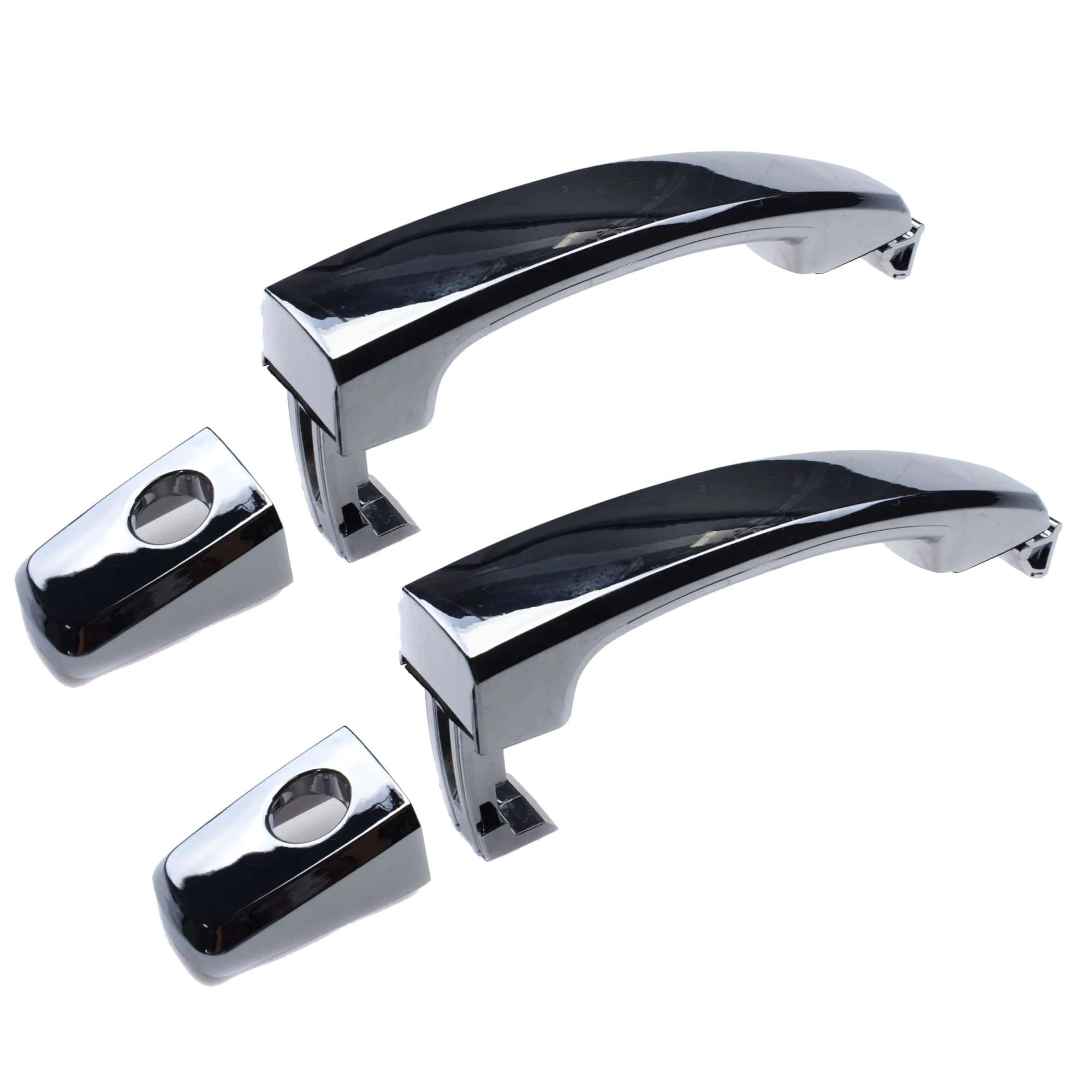 Vdifsvb for Saturn for Vue 2.4L 3.5L 3.6L 2008-2011 Car Xterior Door Handle Chrome Front Rear Left Or Right Side Exterior Door Handle(Front 2 Holes)