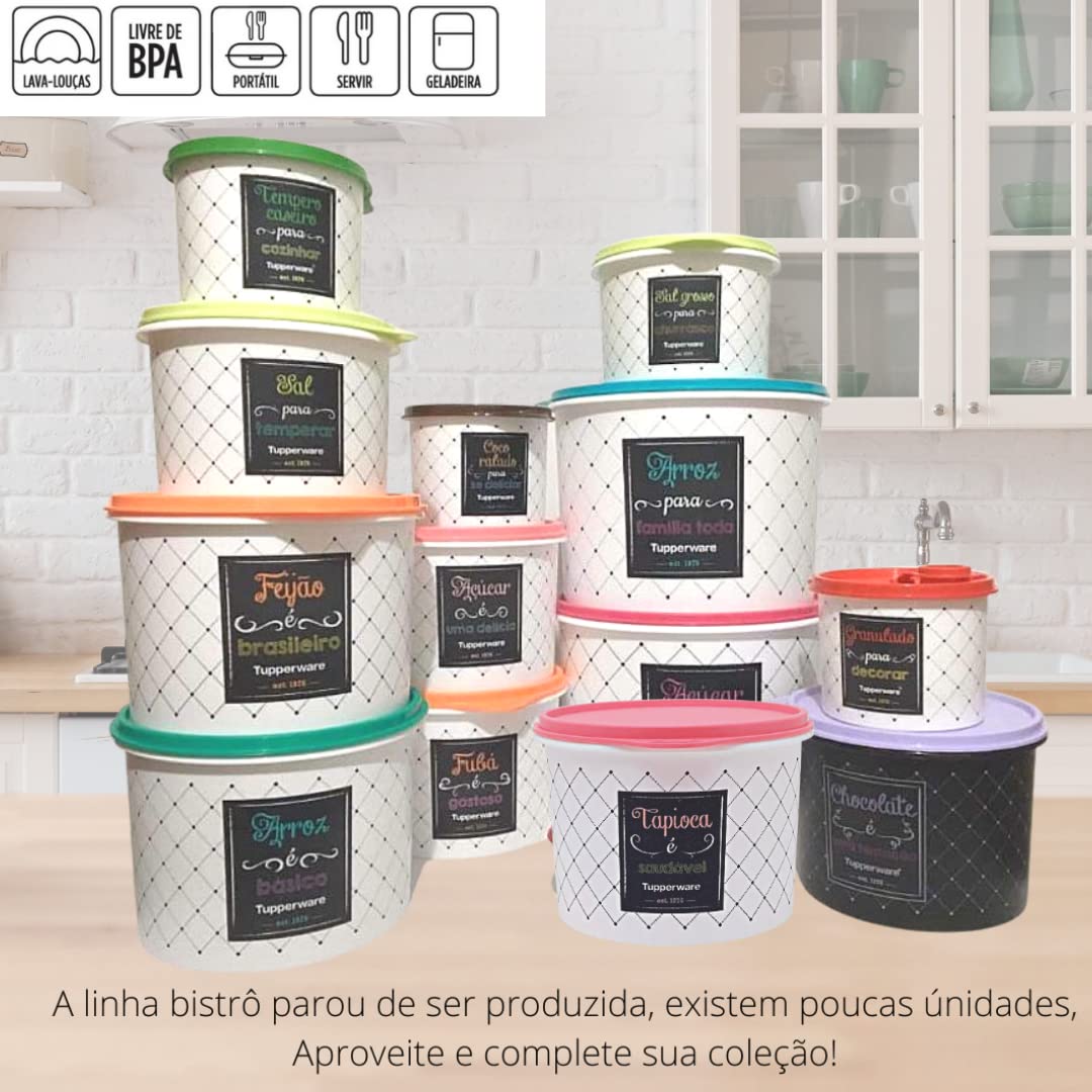 Tupperware Caixa Sal 1,3Kg Bistrô | Conservar Mantimentos | Amazon