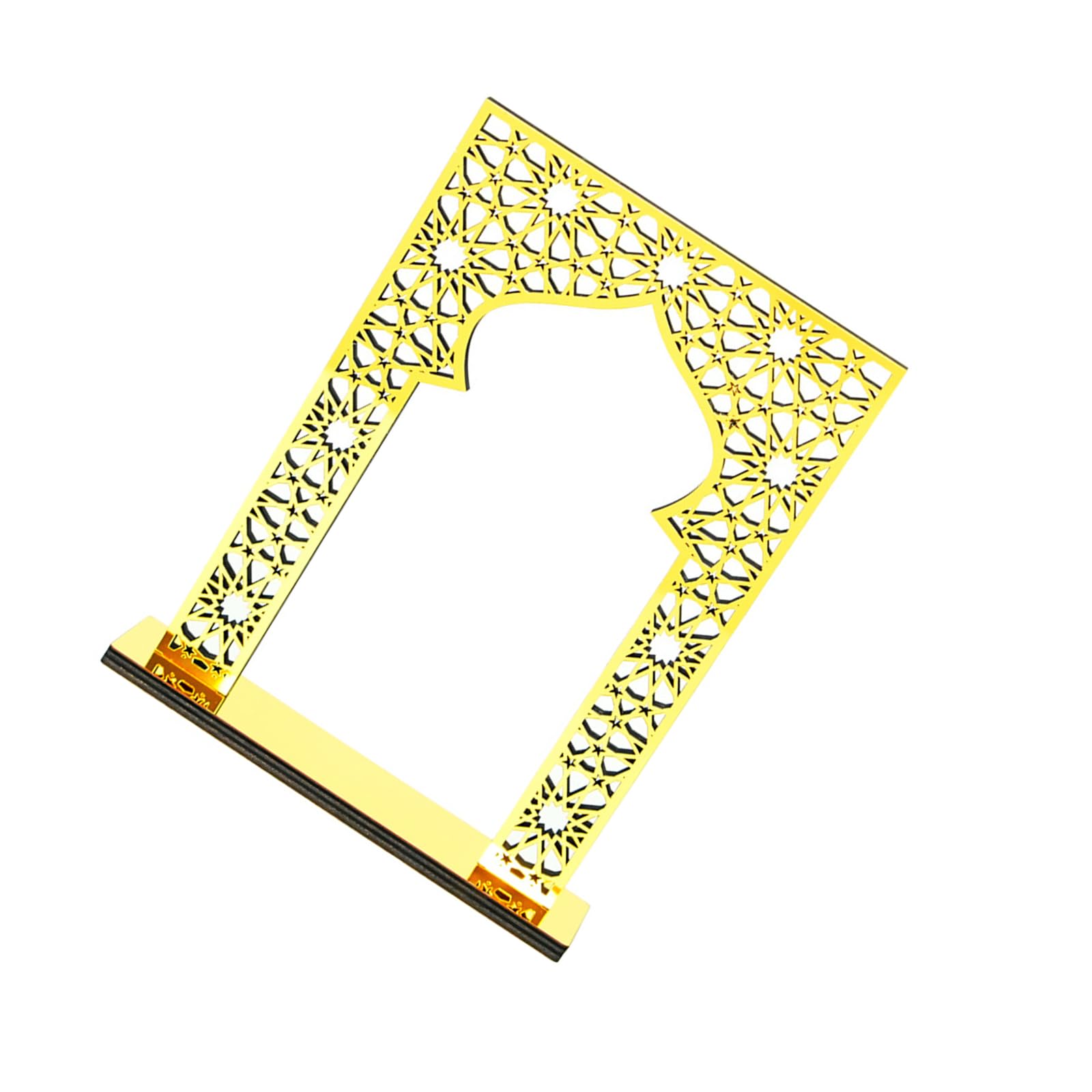 Tsophreniq Acrylic Wooden Arched Door Display Door Photo Backdrops for Special Event Efficient Festival Tabletop Decoration Steric Acrylic Arched Centerpieces for Parties