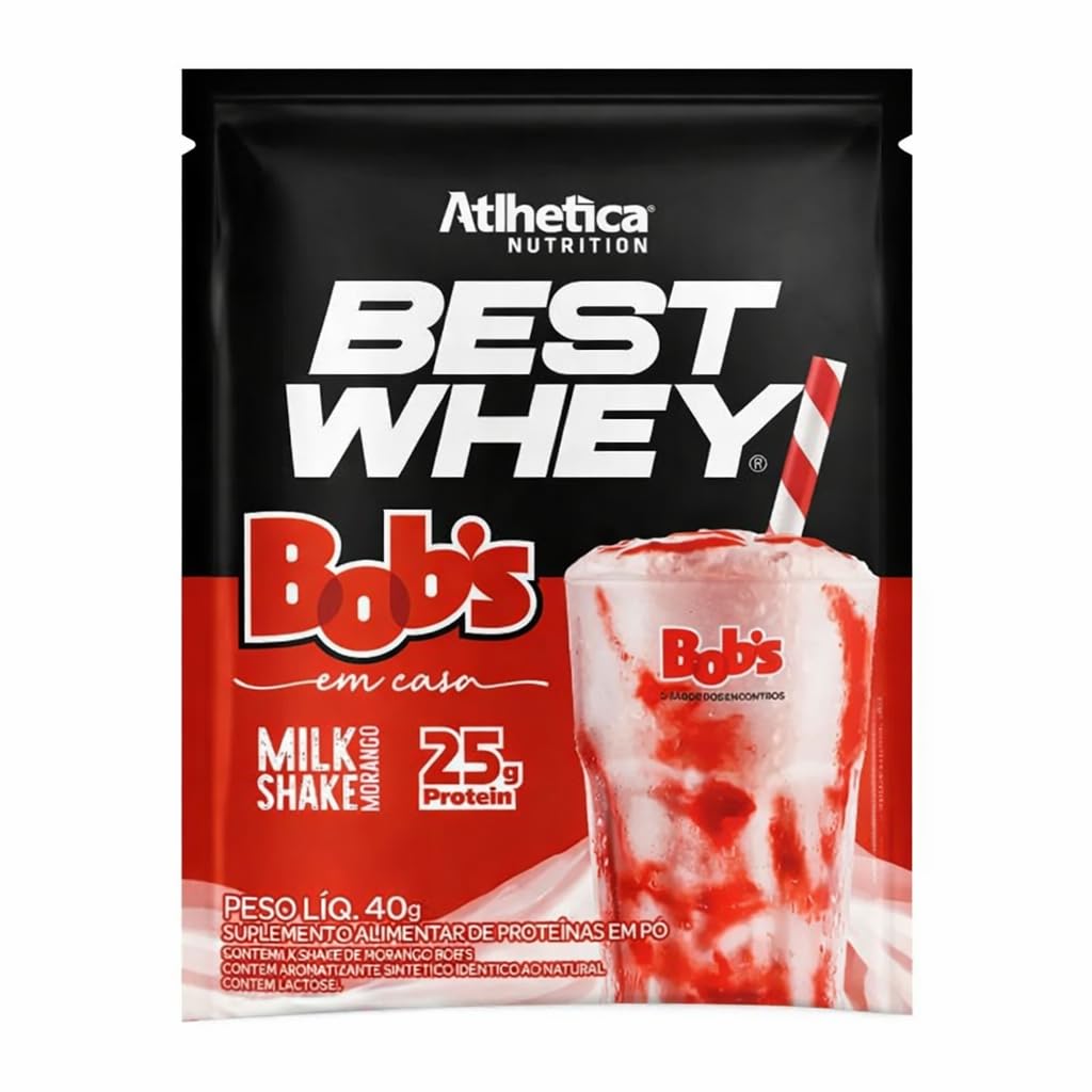 SACHE BEST WHEY MORANGO ATLHETICA