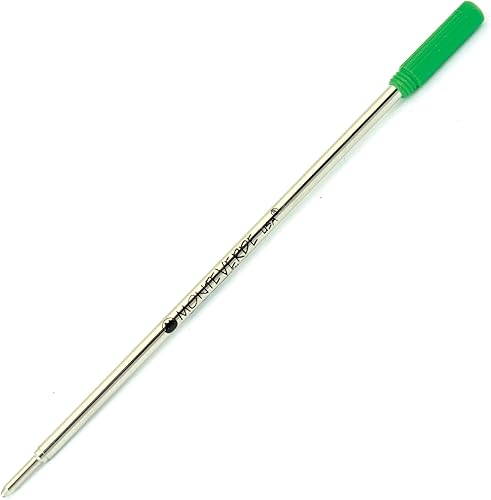 Vista 48 de Monteverde Recambio de bolígrafo para adaptarse a bolígrafos cruzados, punta media, rollo suave, rojo, 2 por paquete (C132RD) Rojo