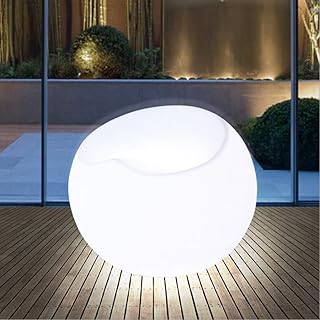 Paddia Luz de Estado de ánimo LED Encendido Batería Recargable Cargable con Carga USB Taburete Silla Asiento Mesa Lámpara de pie Color Ajustable Impermeable Interior/Exterior Hogar Decorativo Noche