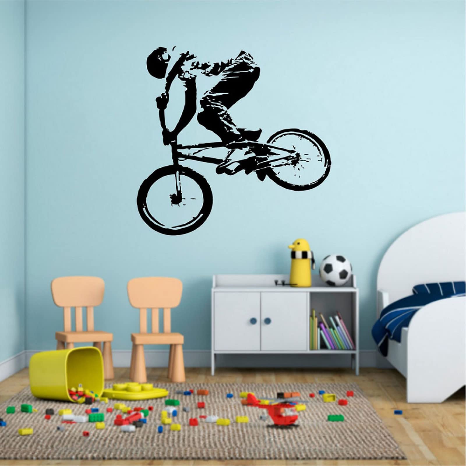 Autocollant Vinyle BMX - Course Vélo - Autocollant Extrême Amora