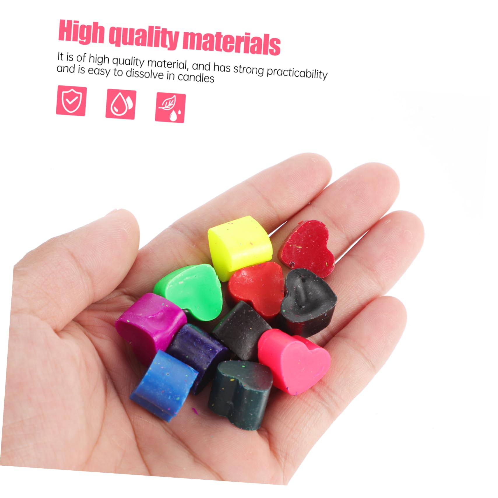 Operitacx 3 Set Coloranti Per Kit Colorazione Scaglie Per Cera Fai Da Te Per Cera Paraffina Facil Usare Sciogliere 11 Pezzi*3