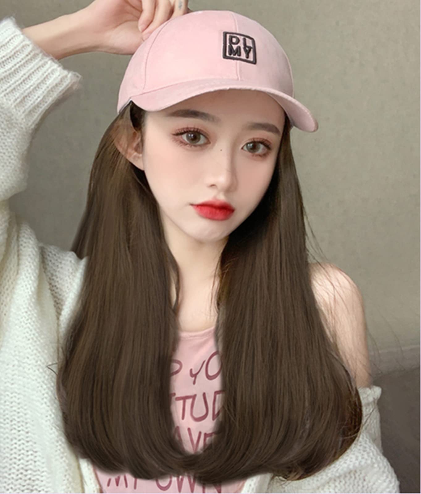 Amazon.com: All-in-One Hat Wig Casual Breathable Baseball Cap High  Temperature Silk Wig Woman Long Hair for Travel, Outdoor,3 : Beauty &  Personal Care