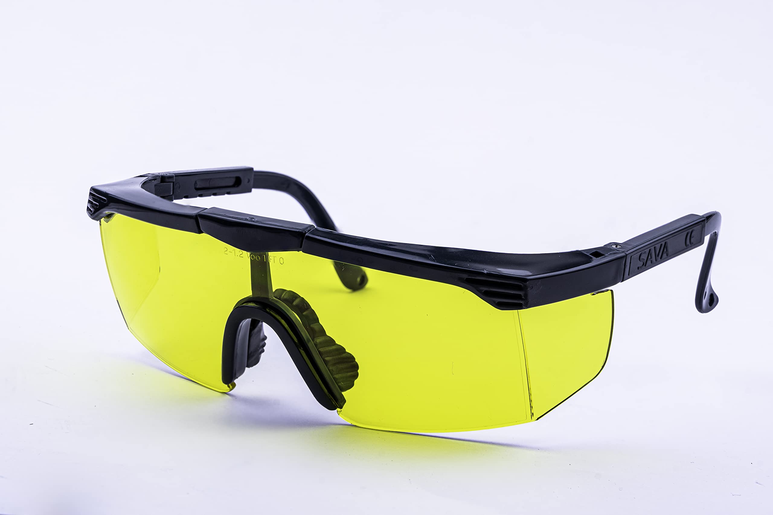 Caja 12 gafas protección uso frecuente SAVA 57220 ocular amarillo