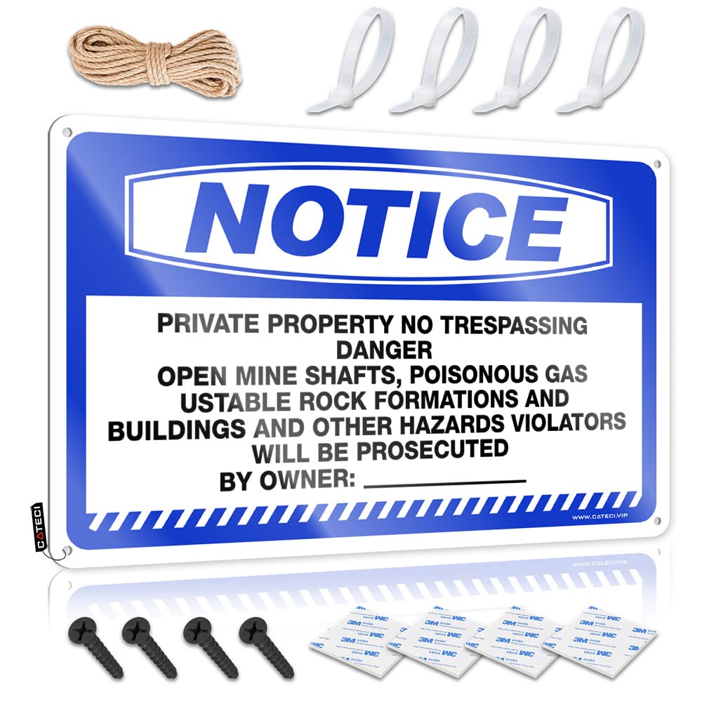 Bar Sign For Outdoor Bar Notice Private Property No Trespassing Danger Open Tin Sign Bar Signs Vintage Metal Signs Decor