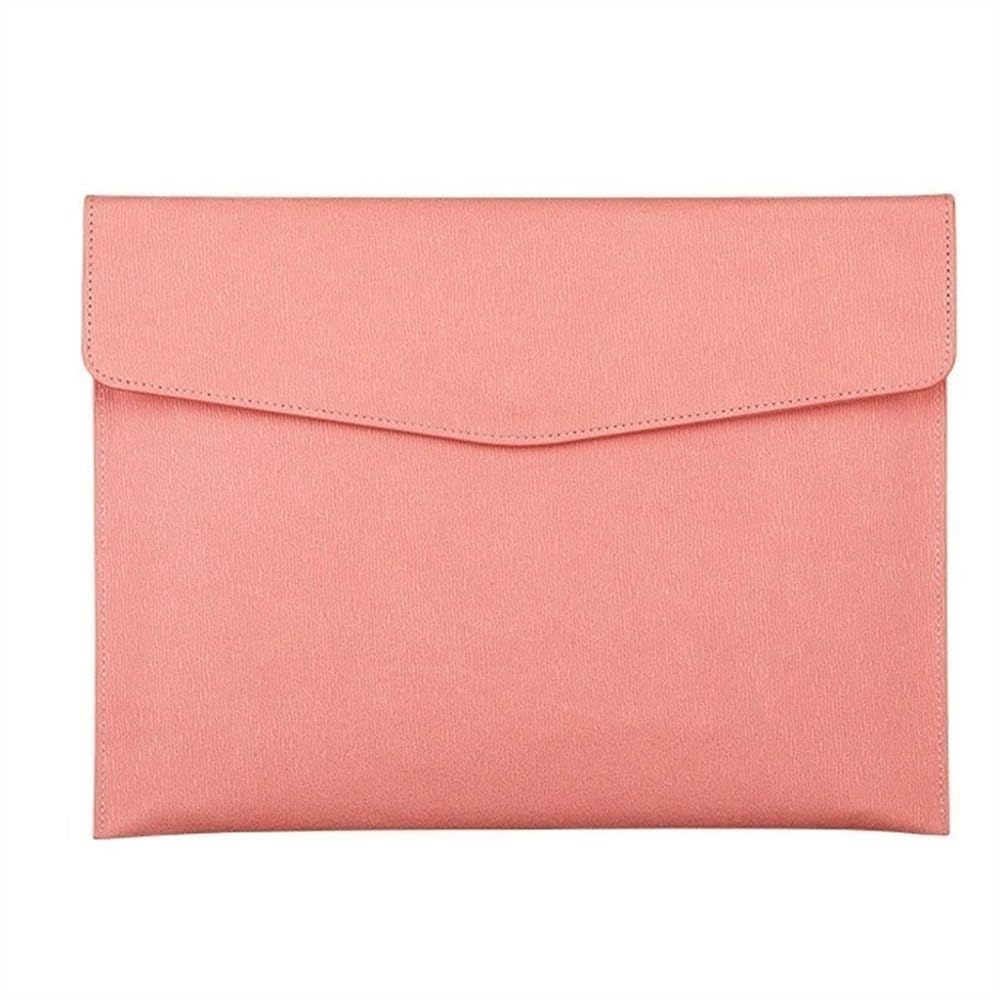 Chemises Cartonnées Dossier A4, fournitures scolaires et de bureau, sac de rangement, sac à documents en simili cuir, sac d'informations commerciales Pochette Rangement Papier(Pink)