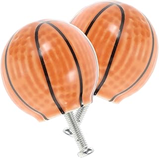 Pulls Drawer Knobs 2pcs Basketball Knob Drawer Knobs for Sports Knobs for Boys Drawer Knobs Cabinet Knob Football Handles Cupboard Bathroom Door Knobs Hardware Vintage Drawer Dresser