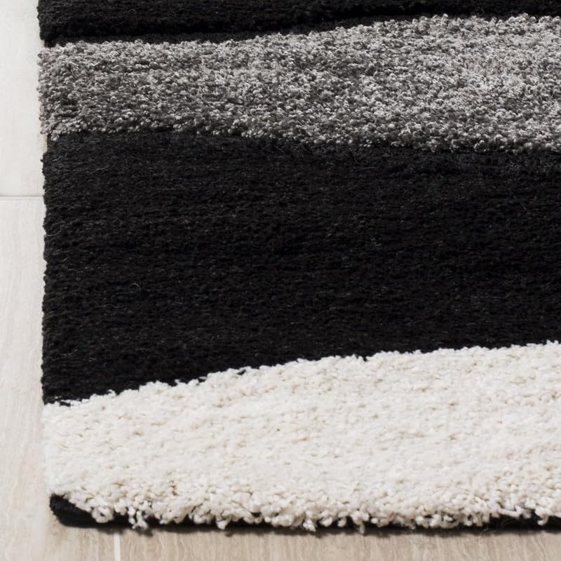 Image of Carpet for Living Room, Bedroom and Hall Handmade Microfiber Cozy Soft and Fluffy Shaggy Area Rug with 2 inch Thick Anti Skid Carpet [2x5 Feet Multi 13]