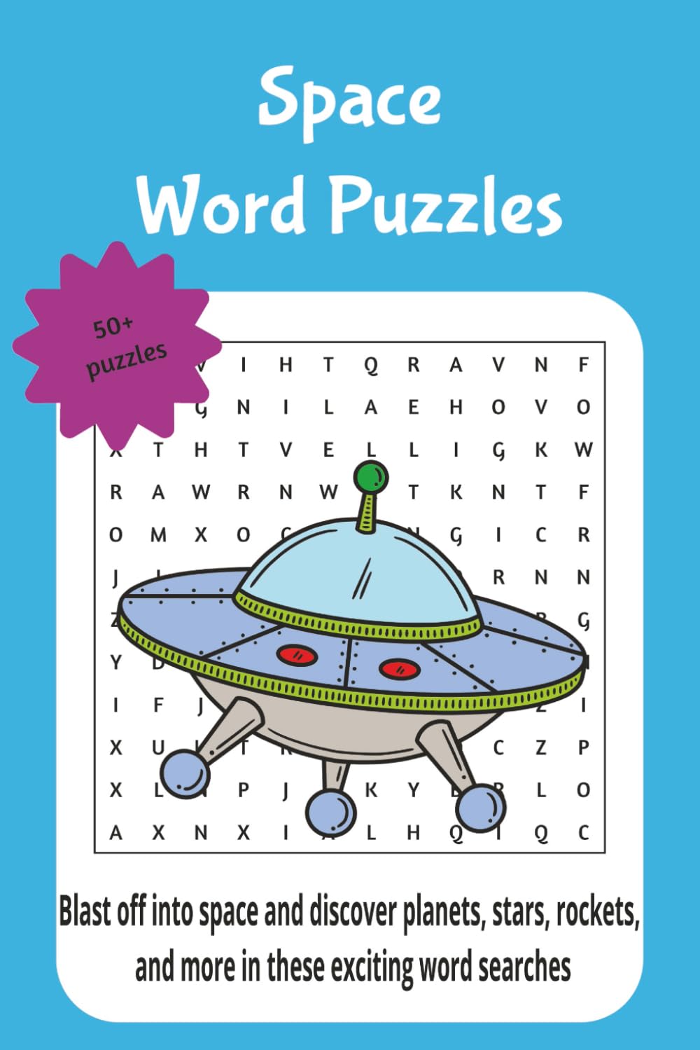 space word puzzles: Blast off into space and discover planets, stars, rockets, and more in these exciting word searches