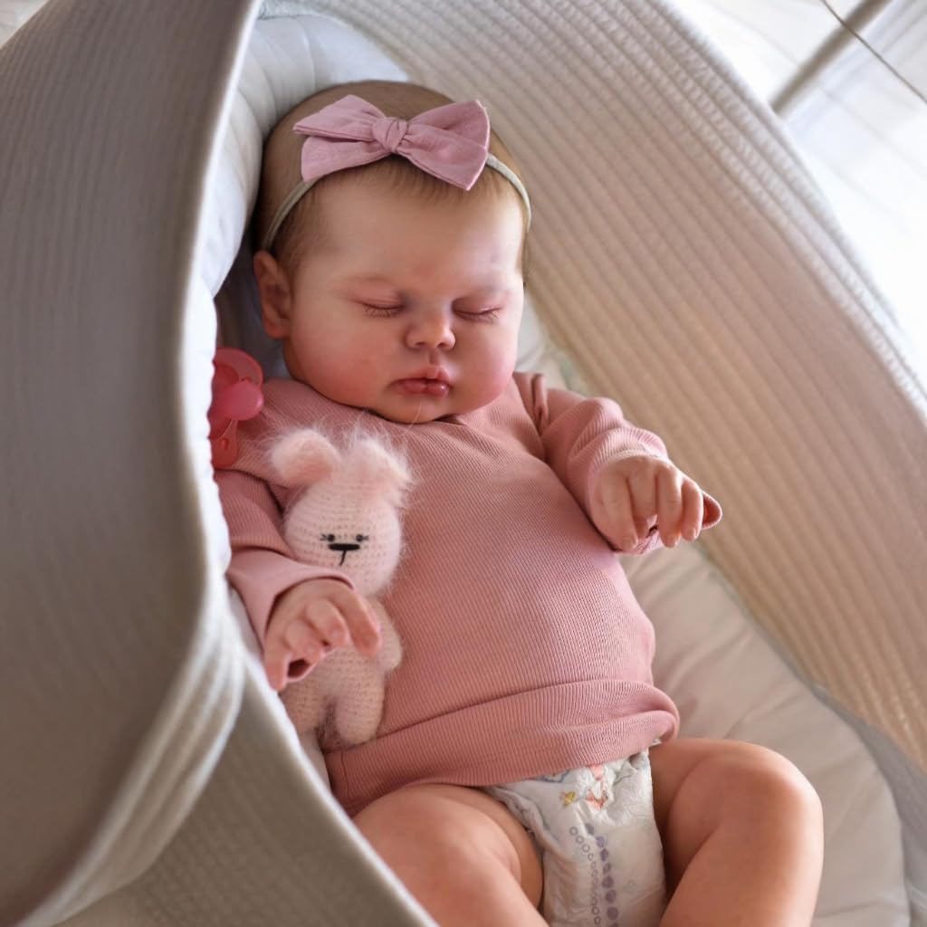 Miękki silikon Reborn Baby Dolls Cloth Body 45 cm miękki winyl realistyczne lalki Reborn Babe Realistyczne lalki Reborn noworodek, które wyglądają jak prawdziwa zabawka dla niemowląt, prezent