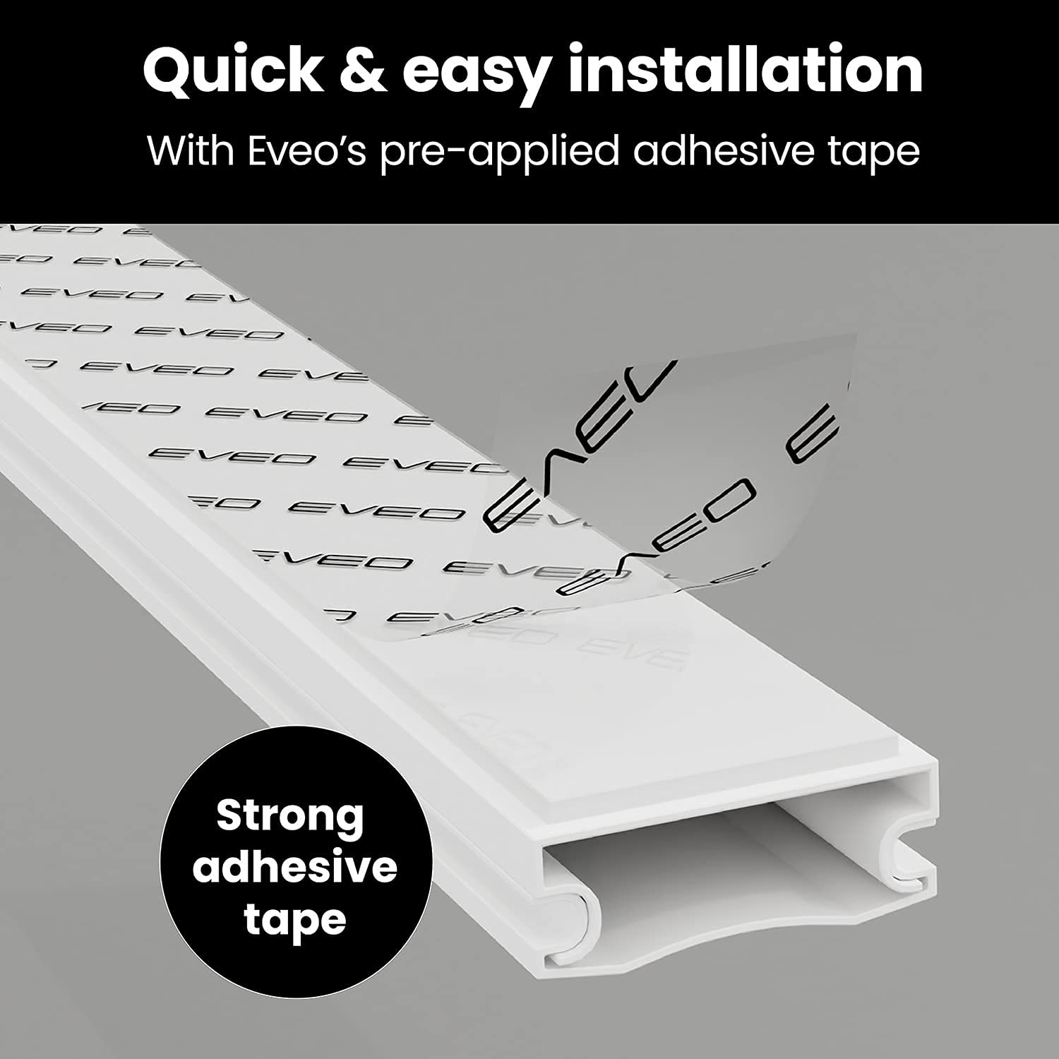 153” Cord Hider Cord Cover Wall Paintable Cable Concealer, Wire