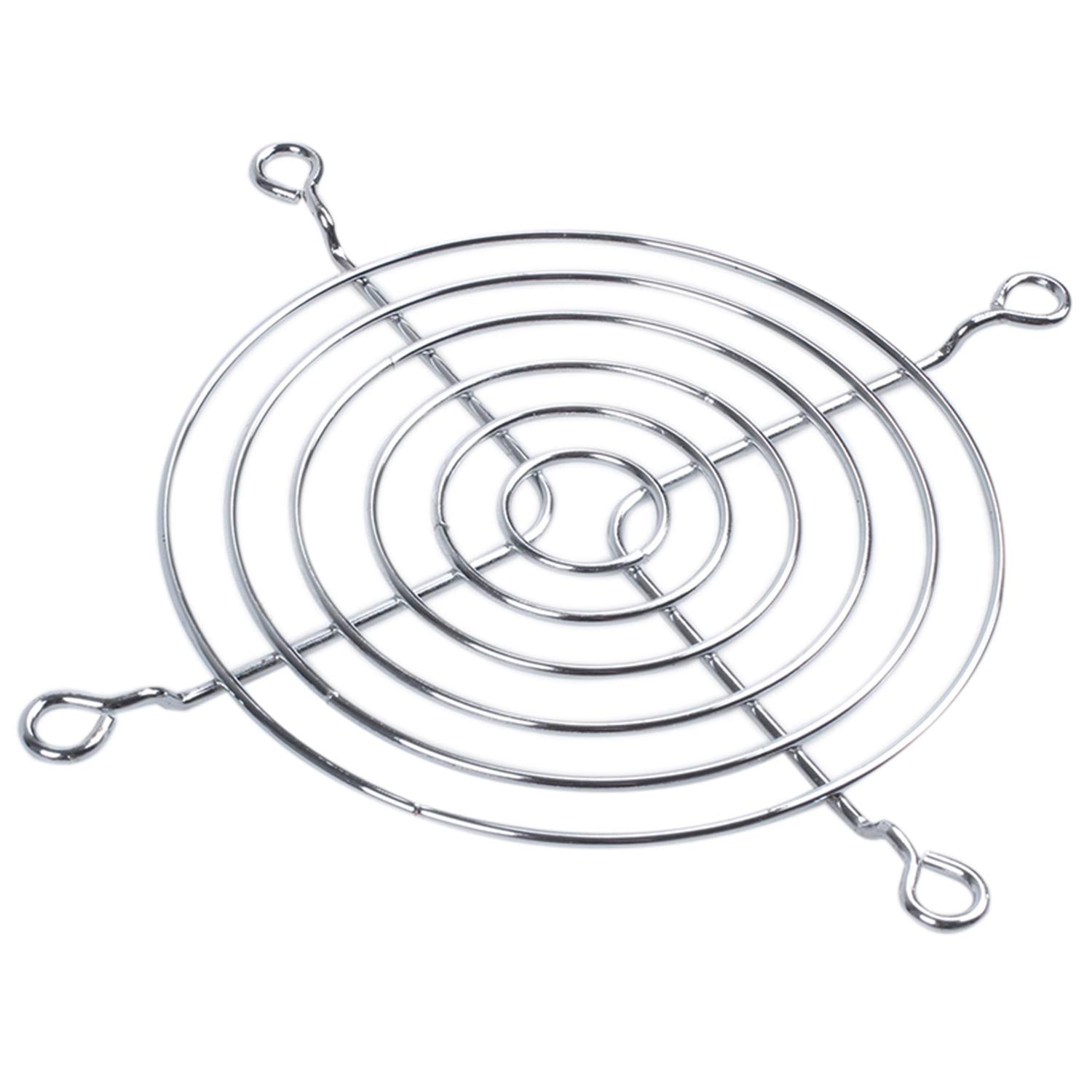 2 X Protezione per Griglia di Protezione Metallico Wire Grid 80 Mm Ventola di Raffreddamento per PC