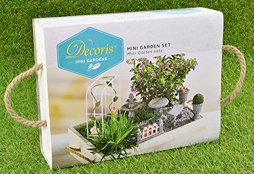 Vanilla GooseOrnamental Stone Formal Mini Garden Set