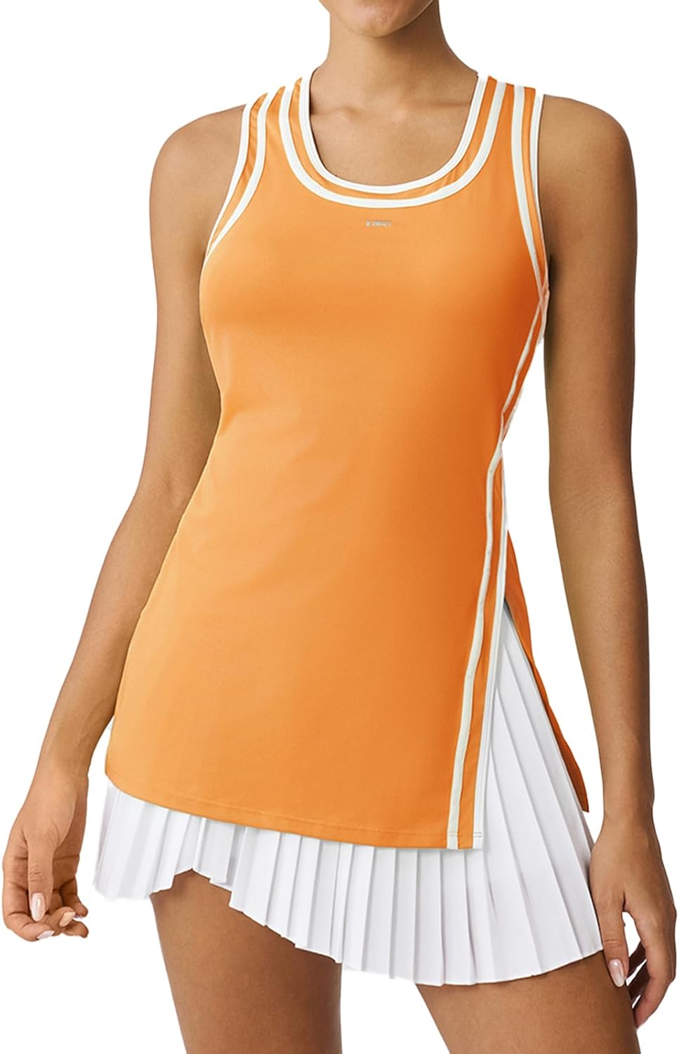 K-Swiss Women's Workout Tank Tops - Racerback Atheletic Tank Tops Sleeveless Shirts with Side Slits Gym Tennis Yoga