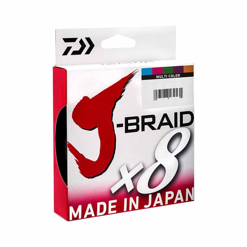 J-BRAIDX8, 500YD Filler Spool, Multi-Color, Mono Dia.= 50lb.