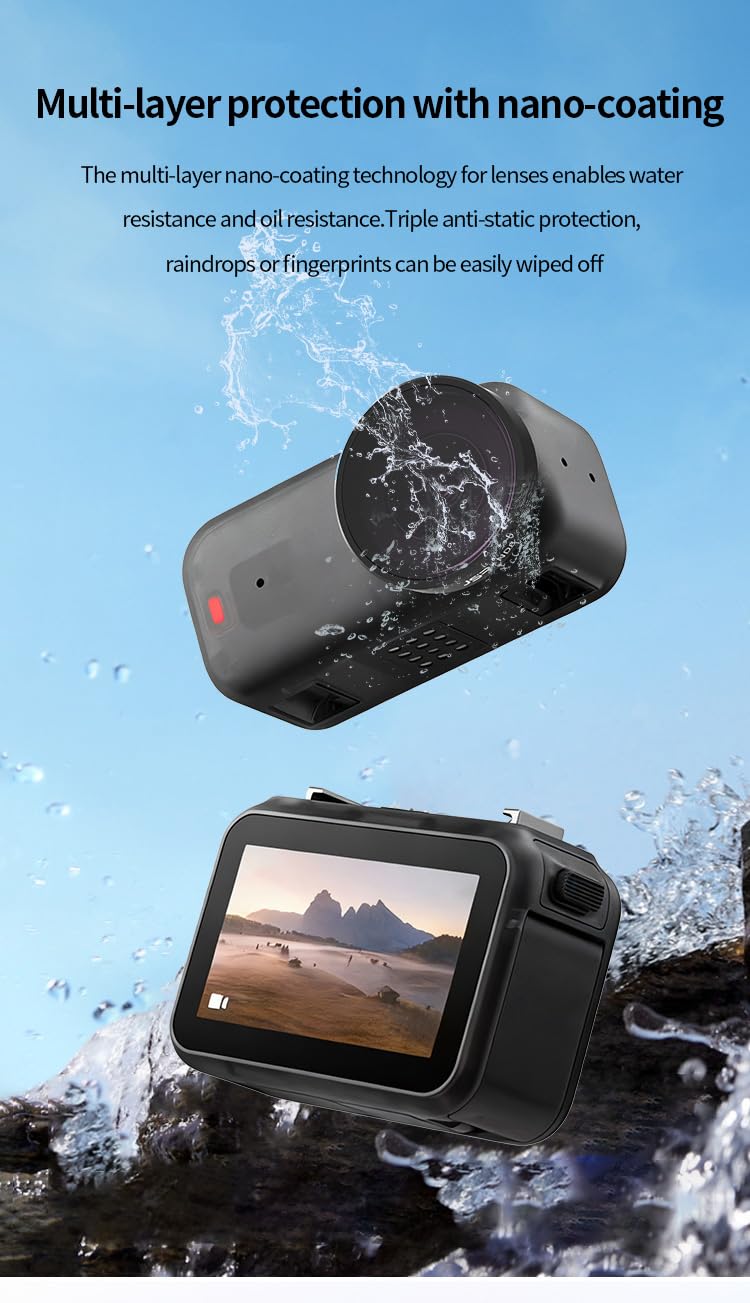 Filtr obiektywu aparatu do DJI Osmo Nano UV CPL ND zestaw filtrów polaryzacyjnych, wielowarstwowe szkło optyczne HD, filtr gwiazd nocnych, akcesoria do obiektywu (8 w 1 (UV CPL STAR NIGHT ND8/16/32/64