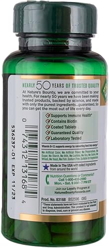 Miniatura 3 de B-Complex con ácido fólico Plus C, 150 tabletas (2 botellas)