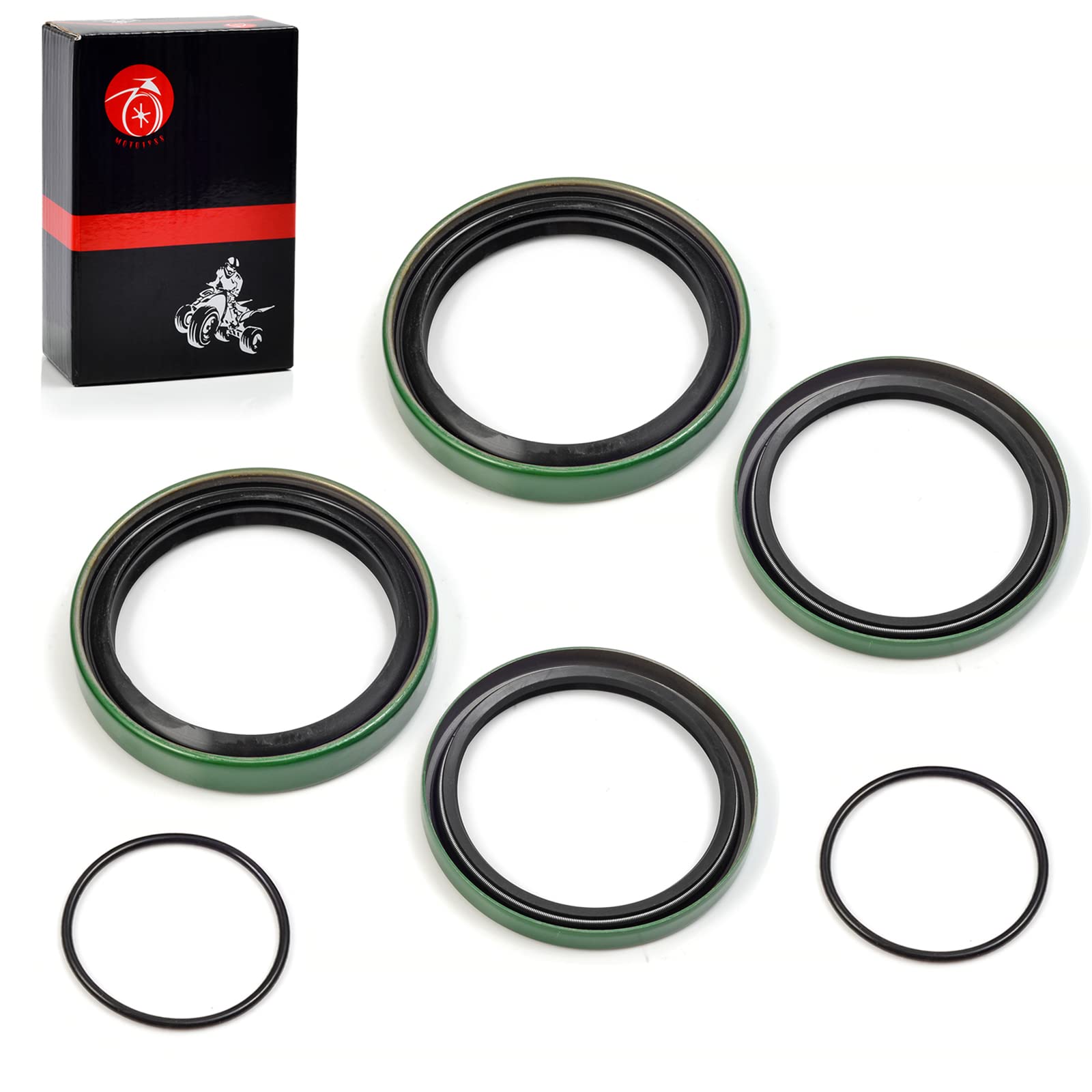 Kit de joint de moyeu de roue avant compatible avec Polaris Sportsman 335 400 500 Magnum 325 425 500 Scrambler 400 500 Worker 335 500 Big Boss 400L 500 3610028 3610019