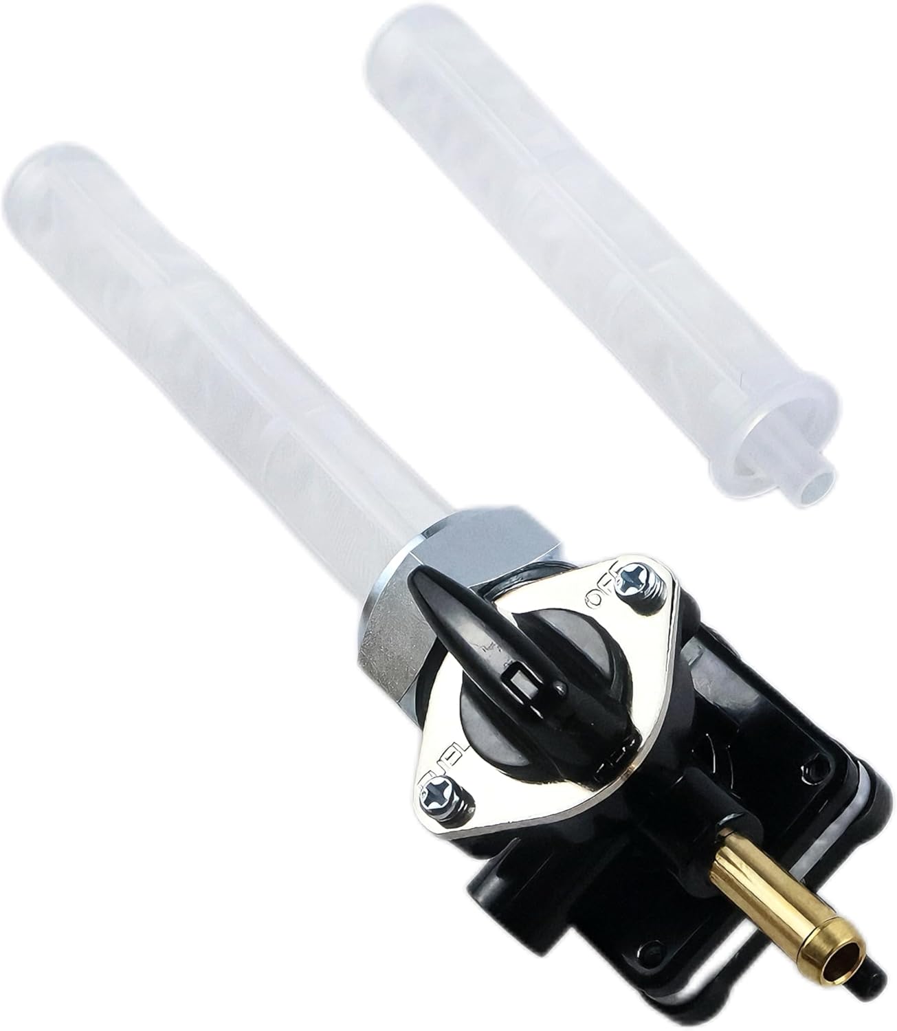 Fuel Valve Petcock 62169-95 Compatible for Harley Davidson Sportster 883 XL883 XLH883 1200 XL1200 XLH1200 1995-2006 VACUUM SYSTEM Petcock 22mm Straight Outlet