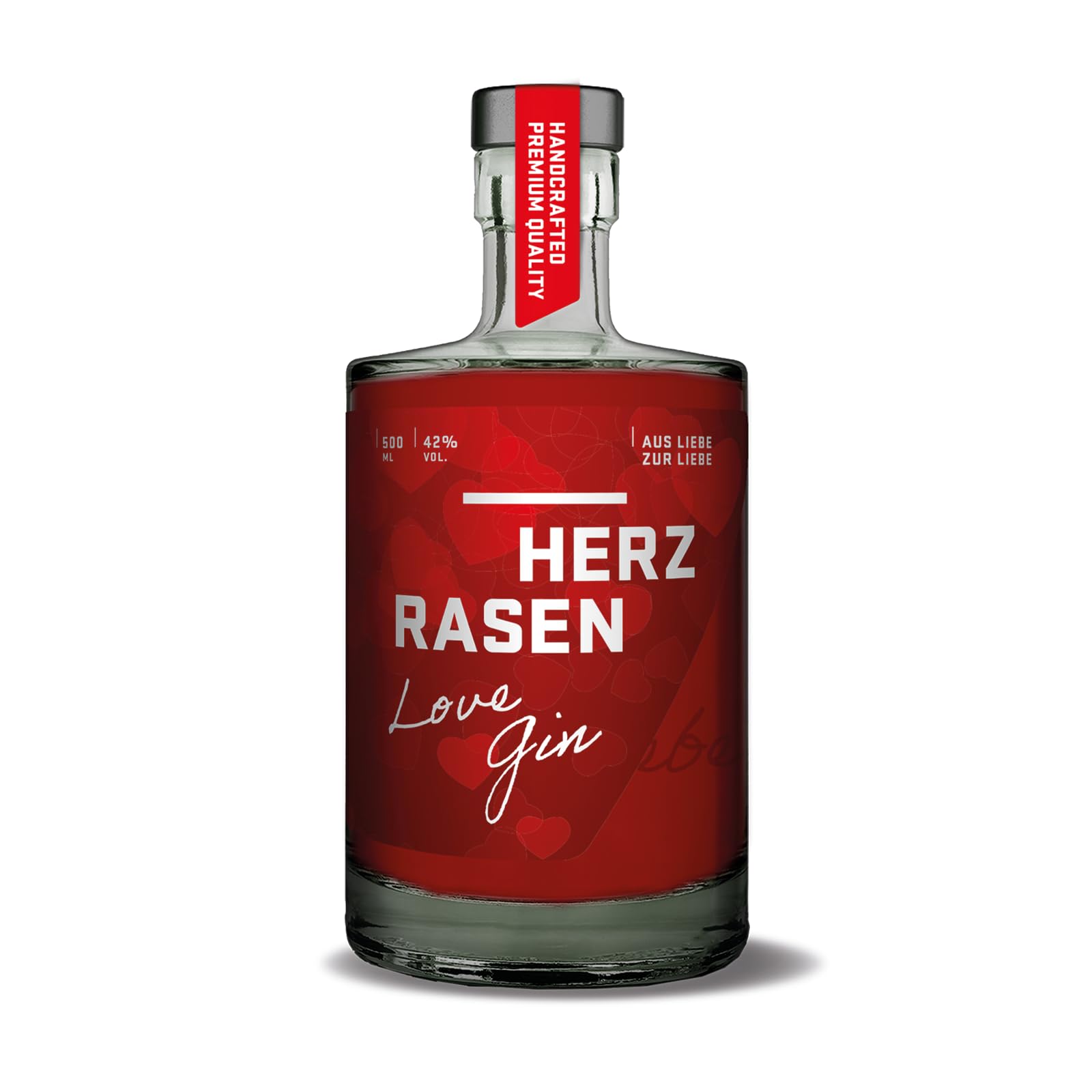 HERZRASEN GIN Hamburg Editionen - 0,5l, Red & 0,1l