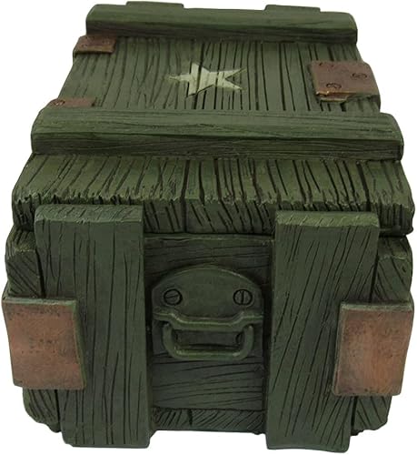 Miniatura 7 de DWK Caja de munición militar caja de baratijas l Pequeño ejército recuerdo pecho 6" pulgadas