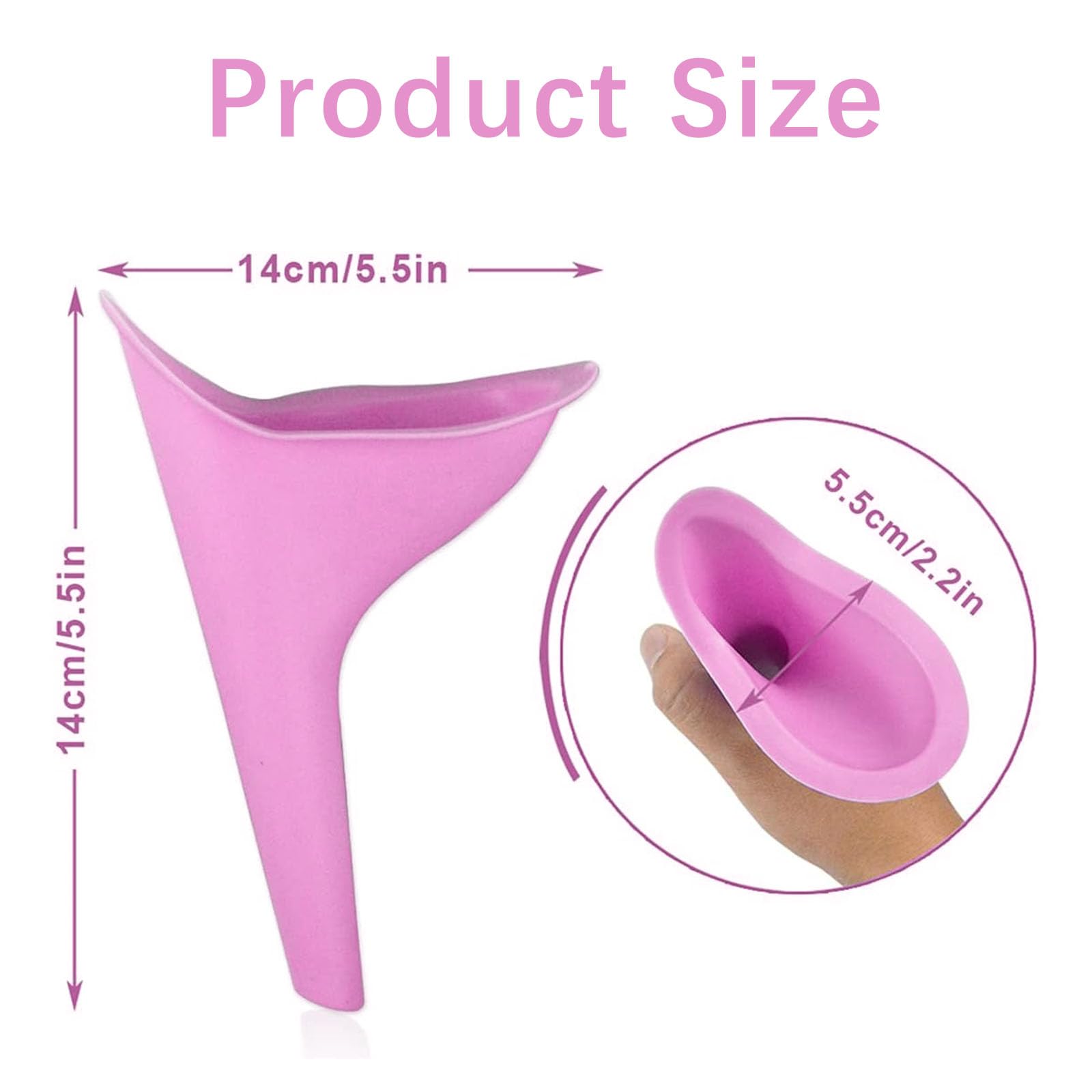 Orinatoio Portatile Per Donna In Silicone - Igienico E Riutilizzabile