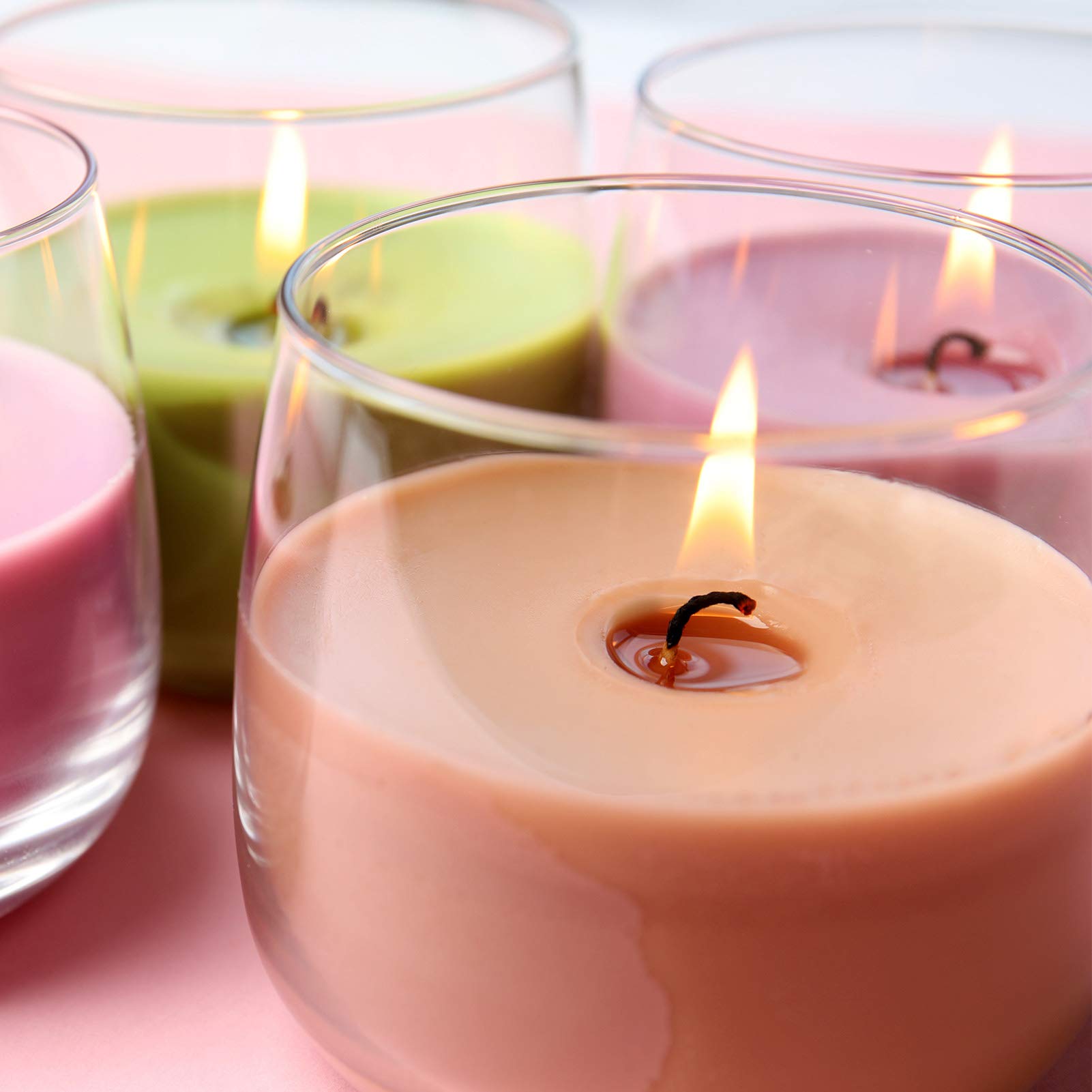 KOOLPUG Kerzendocht Set - 120 Stück Mit Haltern Für Soja-Kerzen