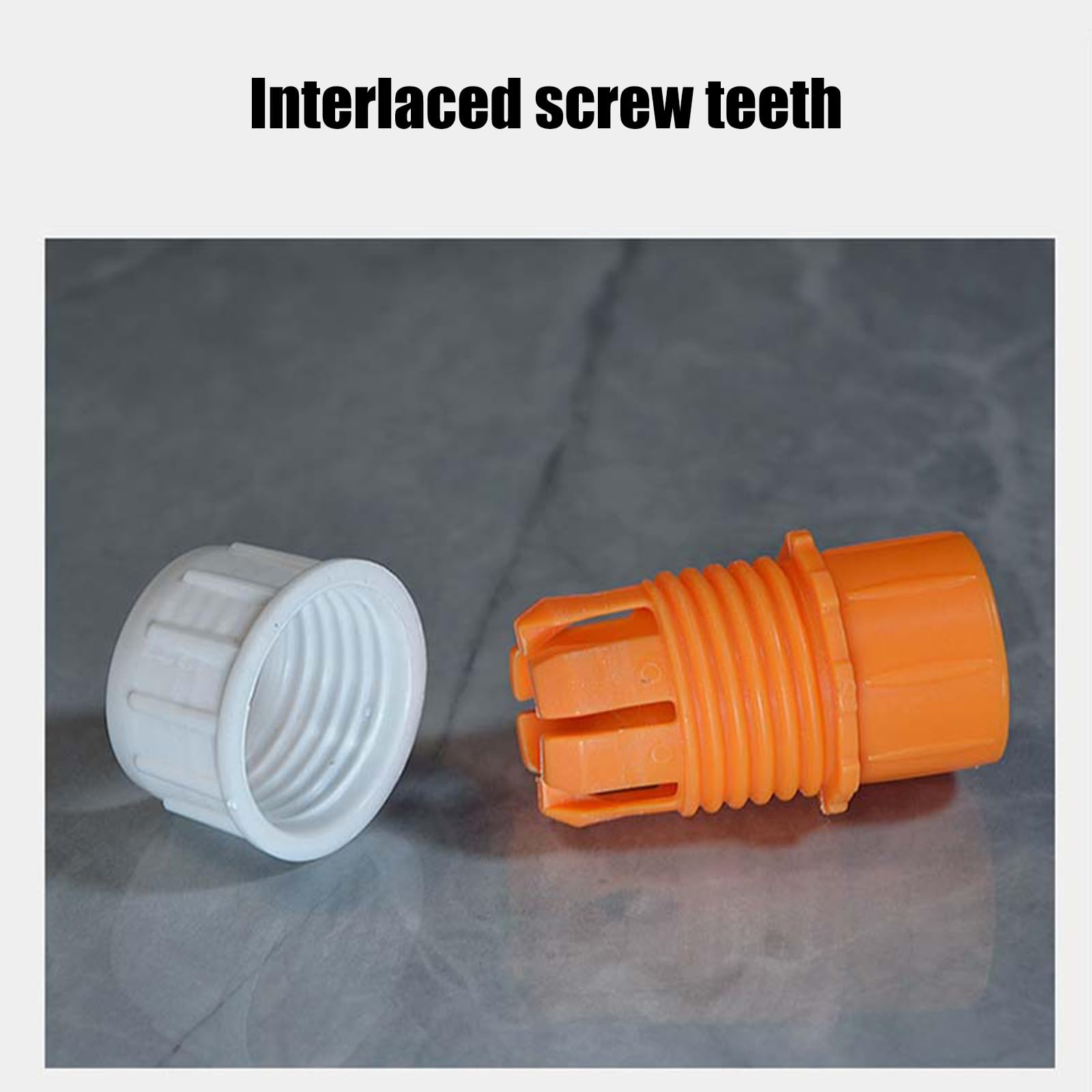 KKXXYQFC Conector de Manguera de conexión rápida, Conector de tubería de Agua para Manguera de jardín a Prueba de Fugas, Juntas rápidas de riego, fácil instalación