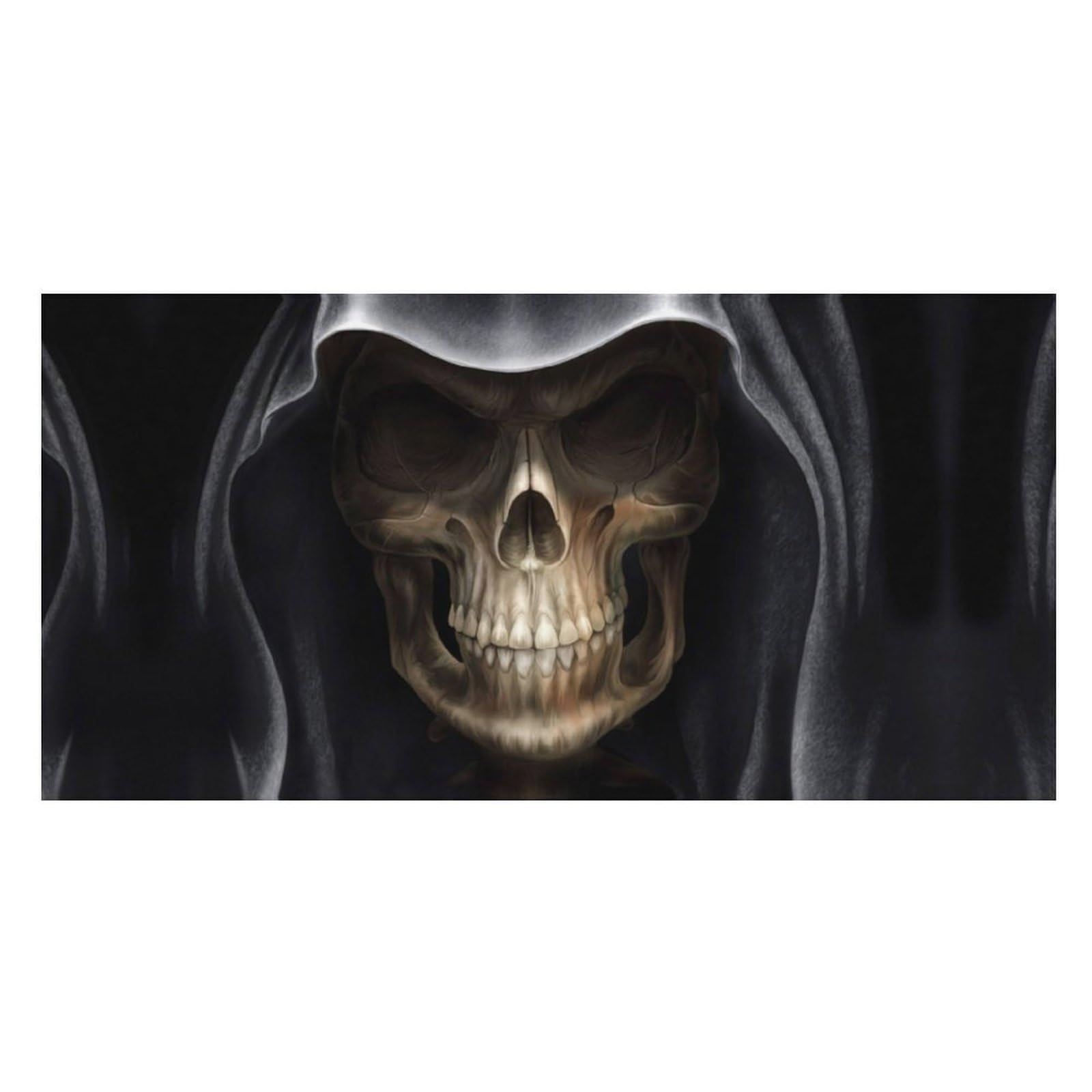 LWORZIIB Beach Towel, Scary Skull Wearing Black Hat Bath Towel, Pool Towel Great for Gym Swimming 80 X 160cm