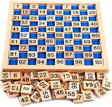 Puzzle Matematico De Natureich Montessori Juguete De Madera Para Aprender A Contar Con Campos Numericos Y Numeros Colorido Natural Amazon Es Juguetes Y Juegos