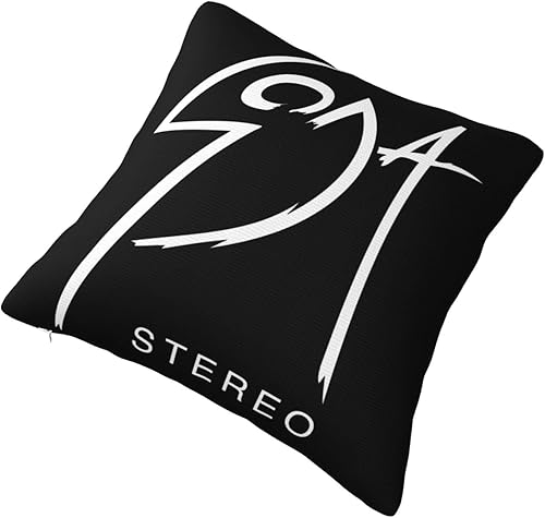 Miniatura 2 de Soda Music and Stereo - Fundas de almohada con estampado gráfico, fundas de cojín decorativas de 16 x 16 pulgadas